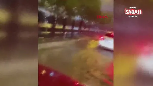 Giresun'da sağanak; cadde ve sokaklar suyla doldu | Video