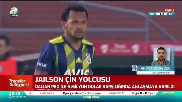 Transferde son dakika: Fenerbahçe'de ayrılık! Jailson Dalian Pro'da