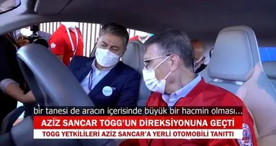Aziz Sancar, Türkiye’nin Otomobili  TOGG’un direksiyonuna geçti