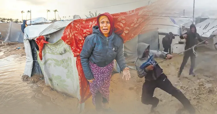 Gazze sular altında