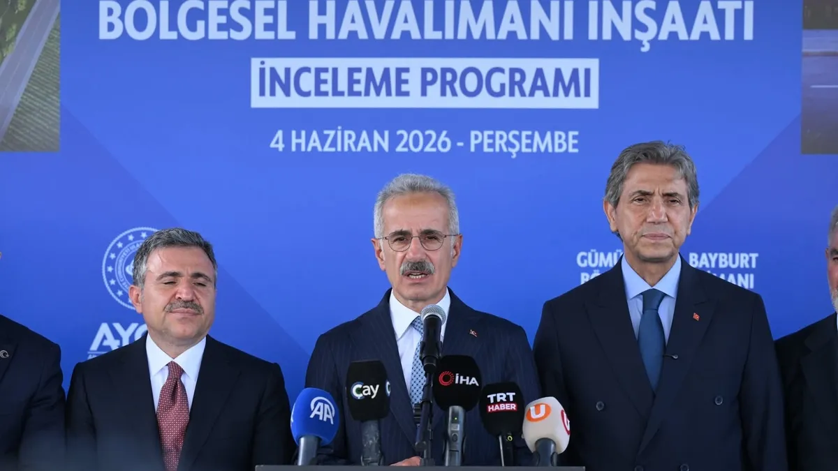 Bakan Uraloğlu: “Bayburt-Gümüşhane Havalimanı’nı yıl bitmeden açacağız” Bakan Uraloğlu: “Bayburt-Gümüşhane Havalimanı’nı yıl bitmeden açacağız”