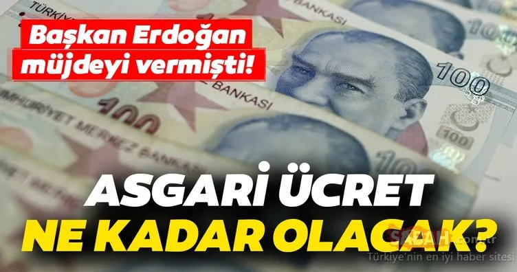 Son Dakika Haberi: 2020 Asgari ücret Ocak zammı ne kadar, kaç TL olacak? Başkan Erdoğan’dan asgari ücret müjdesi…