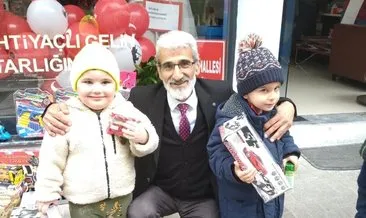 Çocukların gönlünü fetheden muhtar #trabzon