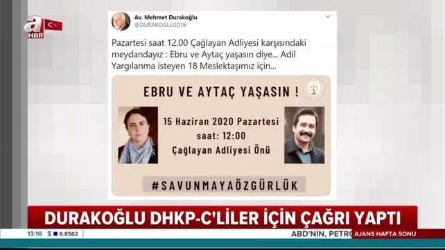 İstanbul Baro Başkanı'ndan teröristlere destek! DHKP-C üyesi iki isme destek istedi | Video