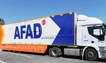 AFAD’dan 900 yardım TIR’ı