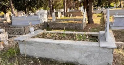 Tekirdağ’da akılalmaz olay! Mezarlıktan çaldığı mermerleri bahçesine döşedi #tekirdag