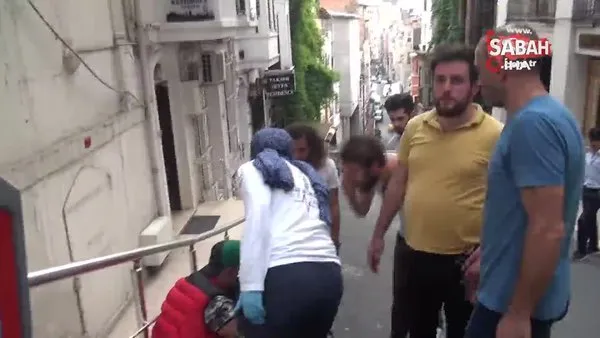İstanbul Taksim'de 19 yaşındaki gence tinerli saldırı!