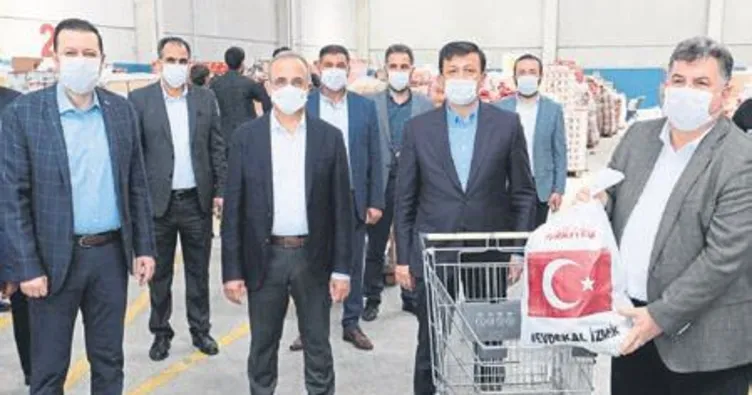 AK Parti İzmir’den rekor yardım kolisi