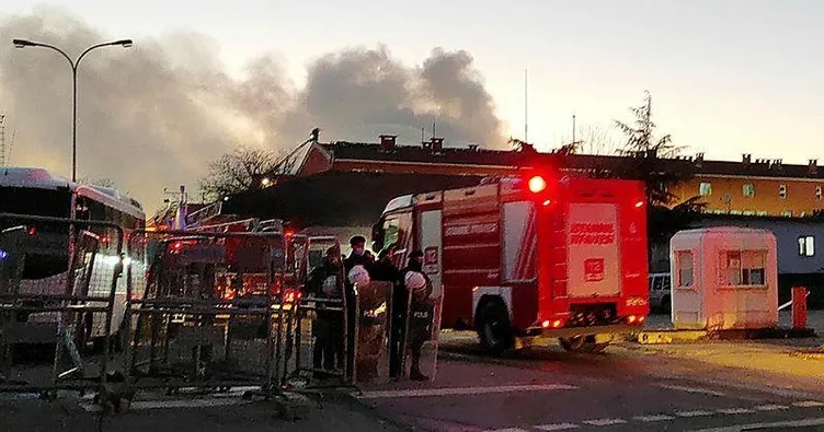 Ümraniye Cezaevi’nde yangın paniği