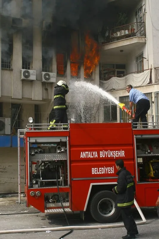 Antalya'da yangın