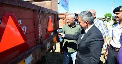 Traktörlere reflektör takılması konusunda duyarlılık projesi #kirsehir