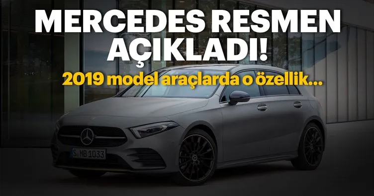 Mercedes resmen açıkladı