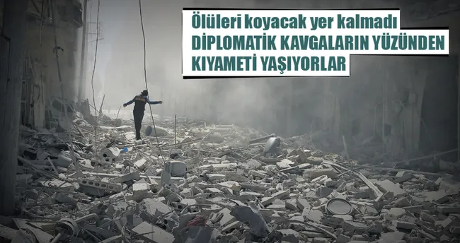 Ölü ve yaralıları koyacak yer yok