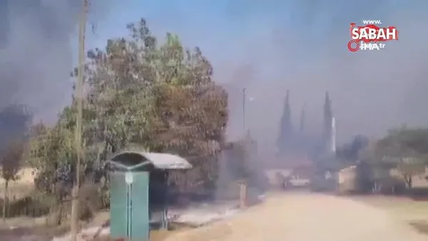 Manisa'daki yangına müdahale devam ediyor | Video