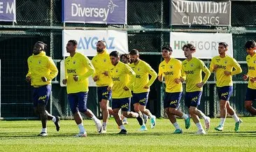 Fenerbahçe, Alanyaspor maçının hazırlıklarını sürdürdü