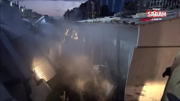 Son dakika! İstanbul Silivri'de kauçuk fabrikasında yangın | Video