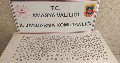 Amasya’da 582 adet sikke ele geçirildi #amasya