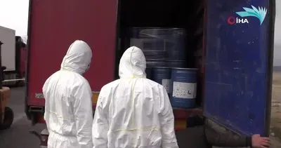 Gürbulak Sınır Kapısı’nda 18,4 ton sodyum siyanür ele geçirildi