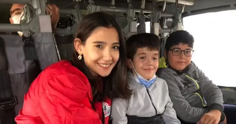Şehit ve Gazi çocuklarıyla anlamlı uçuş: SABAH o anlara şahitlik etti