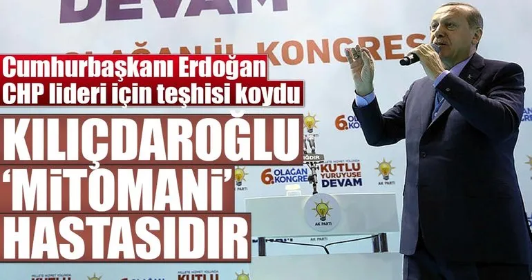 Cumhurbaşkanı Erdoğan, Kılıçdaroğlu’nun teşhisini koydu