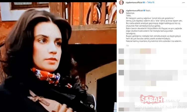 ‘Şabaniye’nin Nazlı’sı Çiğdem Tunç’a kim der ki 60 yaşında! Yıllar adeta tersine akıyor!