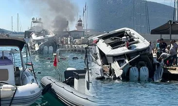 Bodrum Marina'da yakıt ikmali yapan teknede patlama! Bir anda alev topuna döndü: 3 kişi yaralandı! #mugla