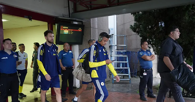 Fenerbahçe kafilesi, Samsun’a ulaştı!
