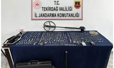 Tarihi eserlerle yakalandılar #tekirdag