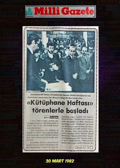 İlk günden bugüne Türk Basınında Kütüphane Haftası