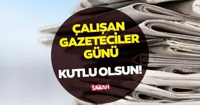 Çalışan Gazeteciler Günü mesajları BURADA! 2023 En güzel, kısa, uzun, resimli 10 Ocak Çalışan Gazeteciler Günü mesajları ve kutlama sözleri GÖNDER PAYLAŞ!