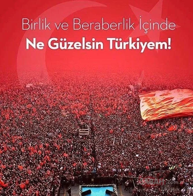 15 Temmuz Åehitleri anma mesajları ve sözleri ile tarihi destanı hatırla! 2019 Resimli 15 Temmuz mesajları burada