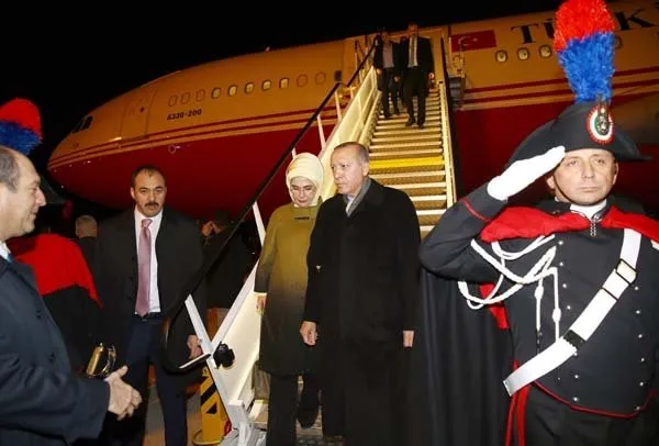 Cumhurbaşkanı Erdoğan Roma'da!