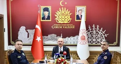 Çorum’da suç oranlarında azalma sürüyor