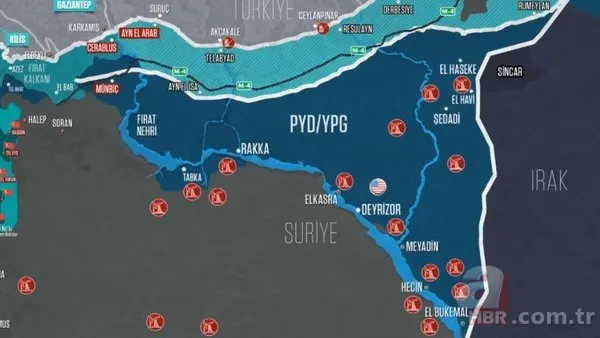 İşte terör örgütü YPG’nin Suriye’deki petrol kuyuları