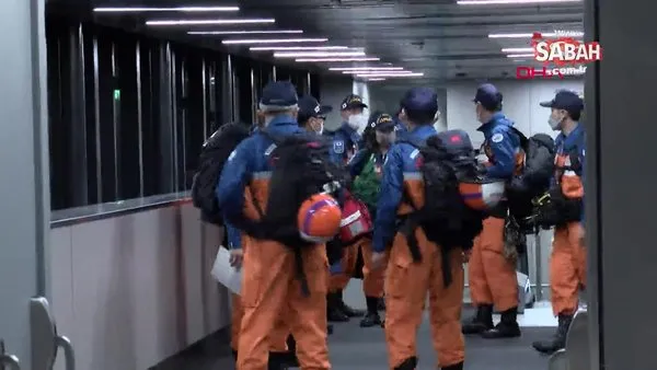 Japon arama kurtarma ekibi Türkiye'ye geldi | Video