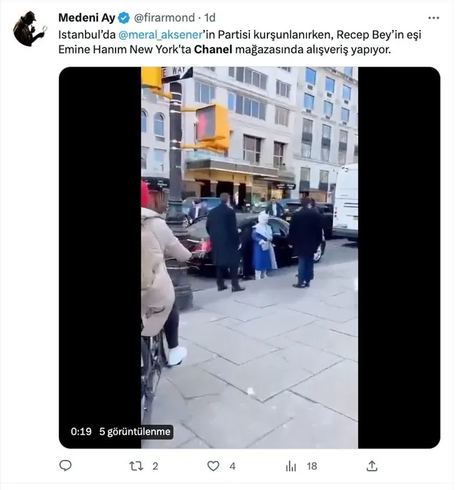 FETÖ’cülerden yeni yalan! Emine Erdoğan'ın Central Park ziyaretini alışveriş gibi gösterdiler