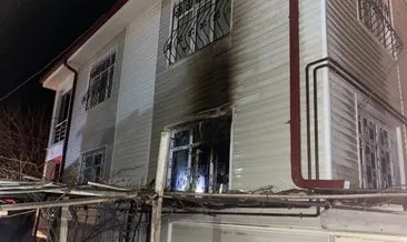 Konya'da gurbetçi aileye ait evde yangın çıktı #konya