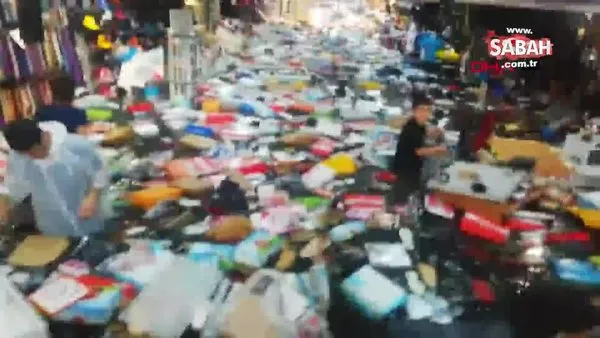 İstanbul Eminönü Yeraltı Çarşısı sular altında!