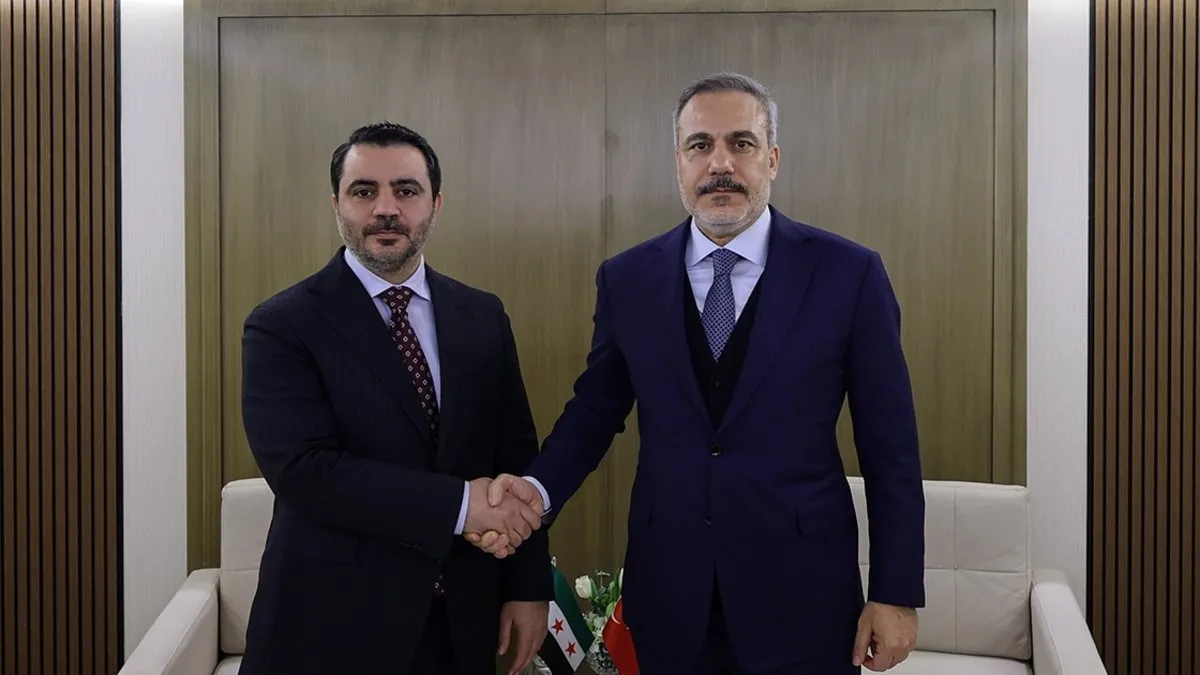Dışişleri Bakanı Fidan, Suriyeli mevkidaşı ile görüştü
