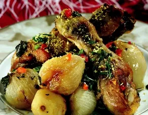 Soğanlı Limonlu Tavuk