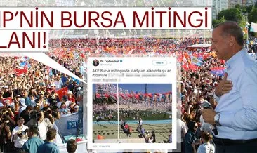 CHP’nin Bursa mitingi yalanı