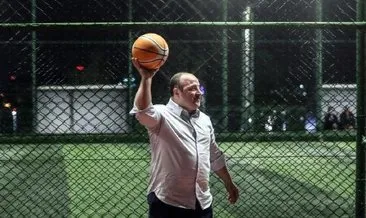 Bakan Varank, gençlerle basketbol oynadı #kocaeli