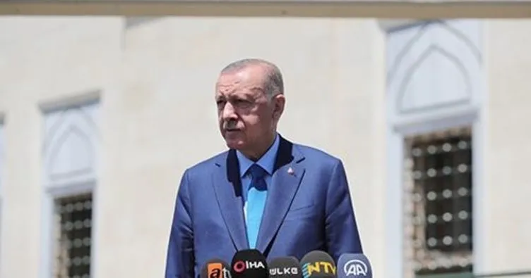 Başkan Erdoğan, cuma namazını Hz. Ali Camisi’nde kıldı