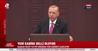 Başkan Erdoğan Yeni Kabine listesini açıkladı | Video