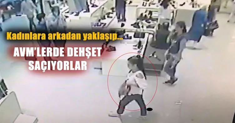 İstanbul’da AVM’lerde kadınların çantalarını çalıyorlardı: Polisten kaçamadılar!