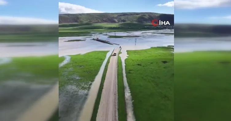 Muş’ta şiddetli yağış sonrası köy sular altında kaldı