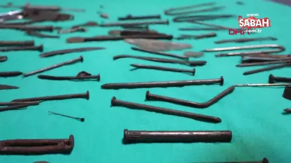 Van'da şoke eden olay! Midesinden çivi, bıçak, tırnak makası gibi 158 parça metal çıkarıldı | Video