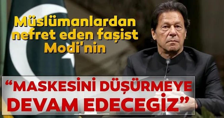 Pakistan Başbakanı İmran Han: Modi’nin maskesini düşürmeye devam edeceğiz