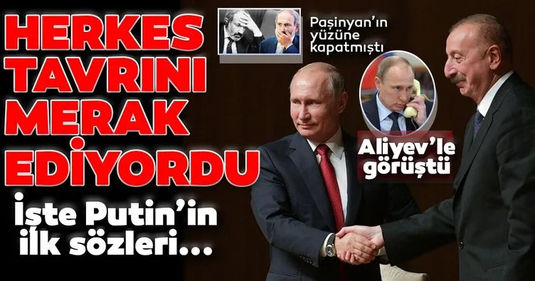Son dakika: Azerbaycan Cumhurbaşkanı Aliyev ile Putin arasında kritik görüşme! Putin’den ilk mesaj...