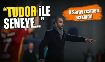 Galatasaray açıkladı! Tudor ile gelecek sezon devam edilecek mi?